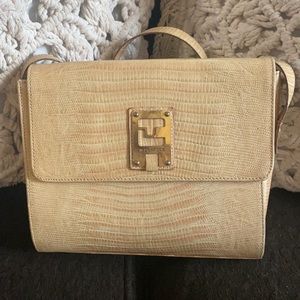 VINTAGE TED LAPIDUS PARIS 100% LEATHER BAG SATCHEL